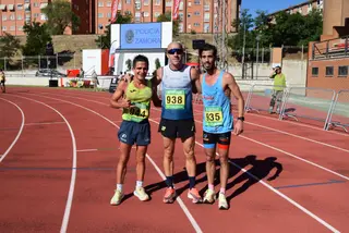 Ganadores masculinos de la prueba corta en la XXXVII Media Maratón