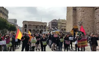 Una Concentración de VOX en la Plaza Mayor