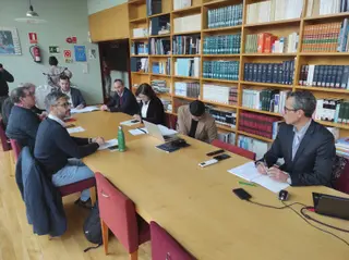 Un instante de la reunión