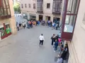 Imagen de la cola en el exterior de la tienda del Zamora