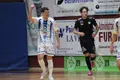 Pablito durante el partido entre Atlético Benavente - FS Salamanca