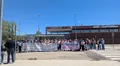 Imagen de la concentración en la estación de Otero de Sanabria