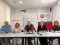 Un instante de la rueda de prensa 