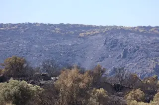 Incendio de Fermoselle. Foto Alejandro Sardón