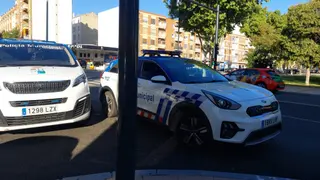 Imagen de los medios desplegados en la zona Foto: Carlos G. Rodríguez
