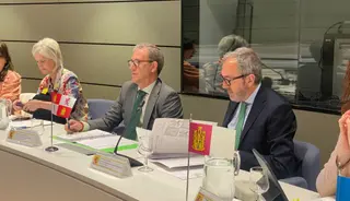 El consejero de Industria, Comercio y Empleo, Mariano Veganzones