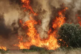 Incendio de Puercas. La situación entre Abejera y Riofrío | José Luis Leal. ICAL