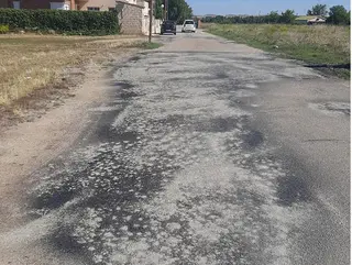 Arreglo de la calzada en Villaralbo
