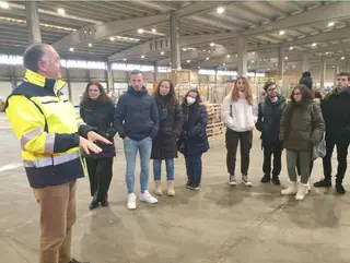 Alumnos del IES León Felipe