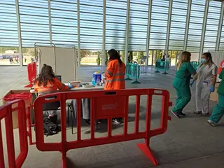 Arranca la vacunación masiva en Zamora en el recinto ferial Ifeza