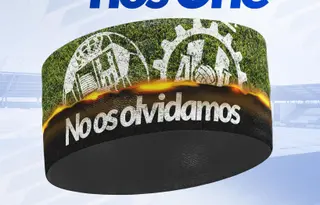 Brazalete que el Real Avilés lucirá y regalará al capitán del Zamora CF