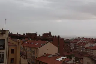 Lluvia en Zamora el pasado miércoles