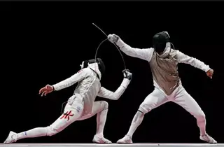 Competición de florete masculino en los Juegos Olímpicos de Tokio. Oliver Weikendpa Archivo. Europa Press