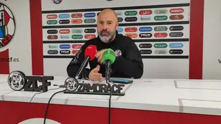 David Movilla durante la rueda de prensa de este jueves