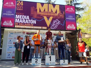 Podio de Rubén Sánchez