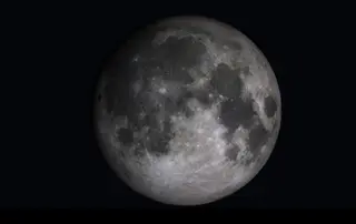 Luna llena. Foto Observatorio Astronómico Nacional. IGN