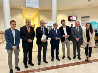 El consejero de Movilidad y Transformación Digital en la apertura de un congreso sobre Telecomunicaciones