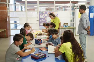 Niños participantes en el Programa Conciliamos en Verano