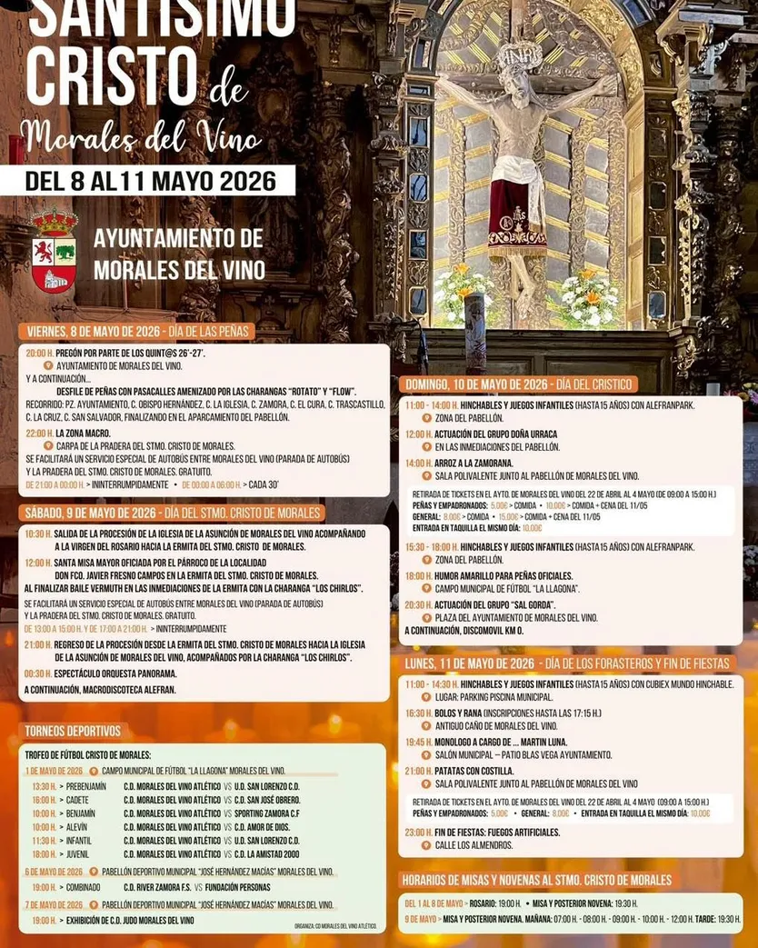 Programa de las fiestas del Cristo de Morales