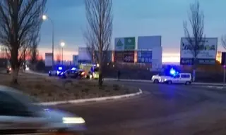 Accidente en la zona