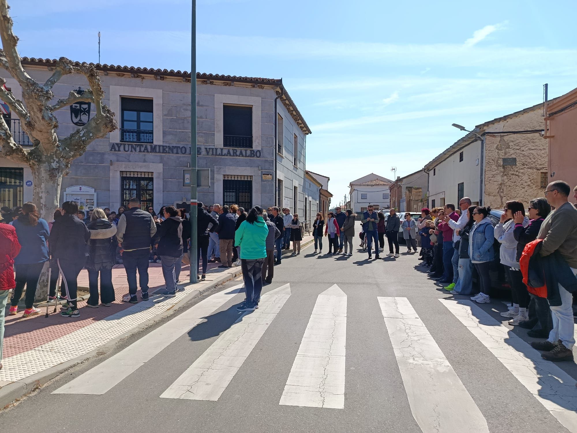 Imagen del minuto de silencio