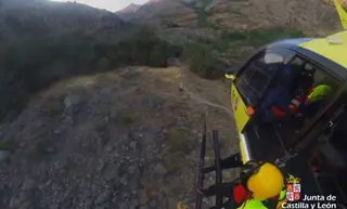 Un joven herido en el Cañón del Tera tiene que ser rescatado por los servicios de emergencia | JCyL