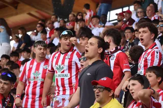 Afición del Zamora CF durante el partido frente a Osasuna Promesas | Carlos G. Rodríguez