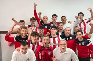 El CD Santa Croya celebra su cuarta victoria consecutiva
