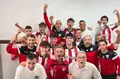 El CD Santa Croya celebra su cuarta victoria consecutiva