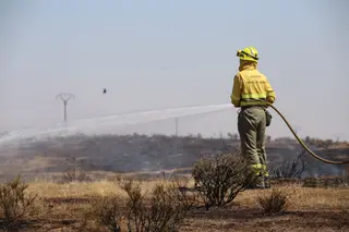Foto de archivo de un incendio en Muelas del Pan. ICAL
