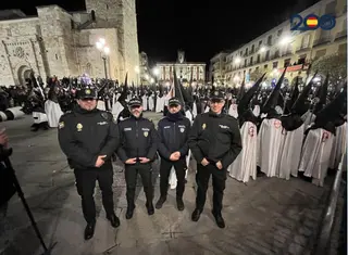 Agentes de la PSP portuguesa refuerzan la plantilla de la Policía Nacional de Zamora esta Semana Santa