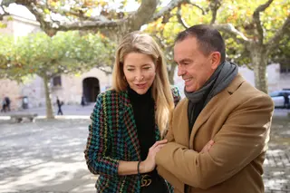 La diputada nacional María Muñoz junto a Francisco Requejo