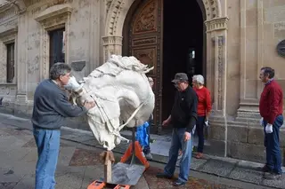 Un homenaje a la escultura y la fundición inédito en Zamora