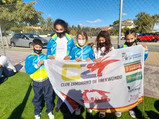 Un grupo de participantes zamoranos