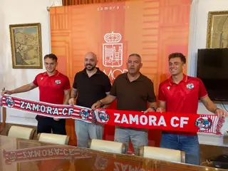 Presentación de Eudald Verges y Eric Gómez como jugadores del Zamora CF