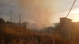 Imagen del incendio