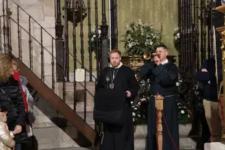 Entrada de nuevos hermanos de la Cofradía Jesús Nazareno