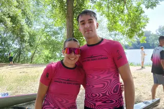 Lydia Rodríguez y Mauro Galván, campeones de España en K2 Mixto Juvenil