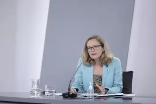 La vicepresidenta primera del Gobierno y ministra de Asuntos Económicos y Transformación Digital, Nadia Calviño