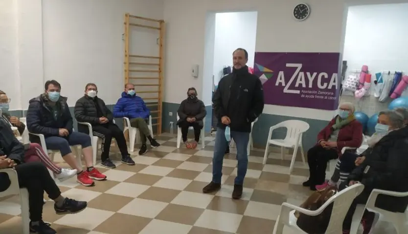 El oncólogo zamorano Fernando Rivera en Azayca