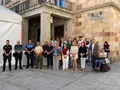 Minuto de silencio frente a la Subdelegación del Gobierno en Zamora este martes