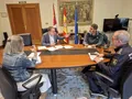 Reunión de coordinación semanal con las FCSE