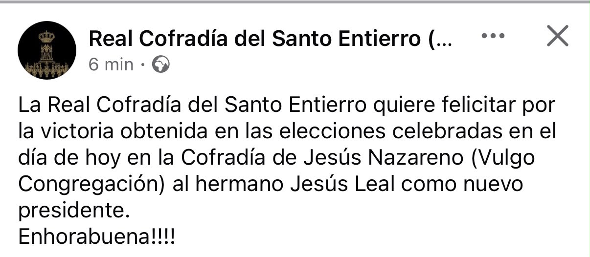 Reacciones Tras Las Elecciones De Jes&uacute;s Nazareno (2)