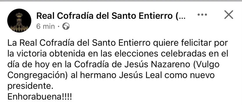 Reacciones Tras Las Elecciones De Jesús Nazareno (2)