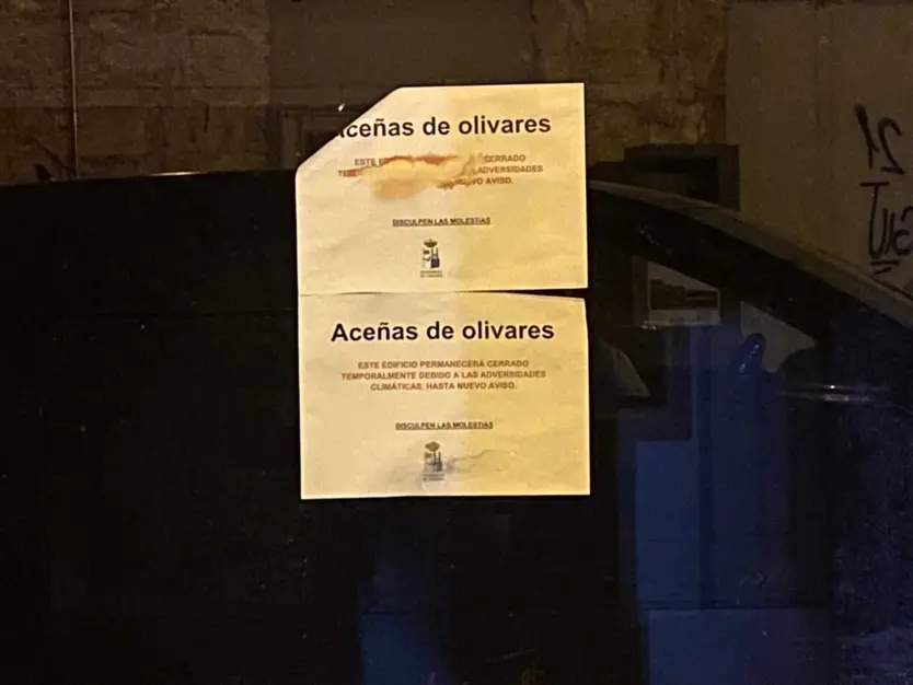 Cerradas las aceñas de Olivares