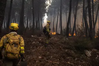 Incendio de la Sierra de la Culebra. Foto Europa Press