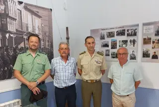 Inauguración de la exposición en Fresno de la Ribera