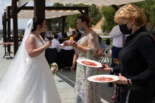 Una de las bodas que se ha llevado a cabo durante la pandemia