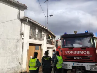 Un incendio en una vivienda de Coreses moviliza a los servicios de emergencia