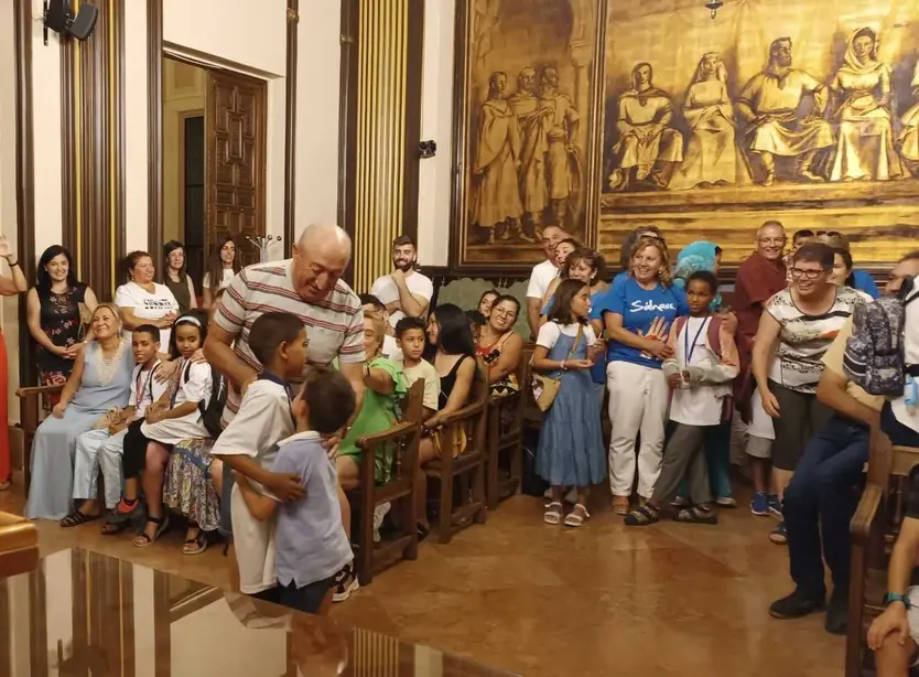 Llegada niños saharauis a Zamora 2